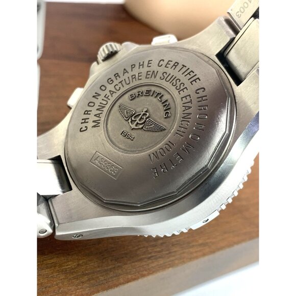 Breitling Men's Watch A39363 Hercules Swiss Automatic Chronograph Black Dial - Picture 6 of 14